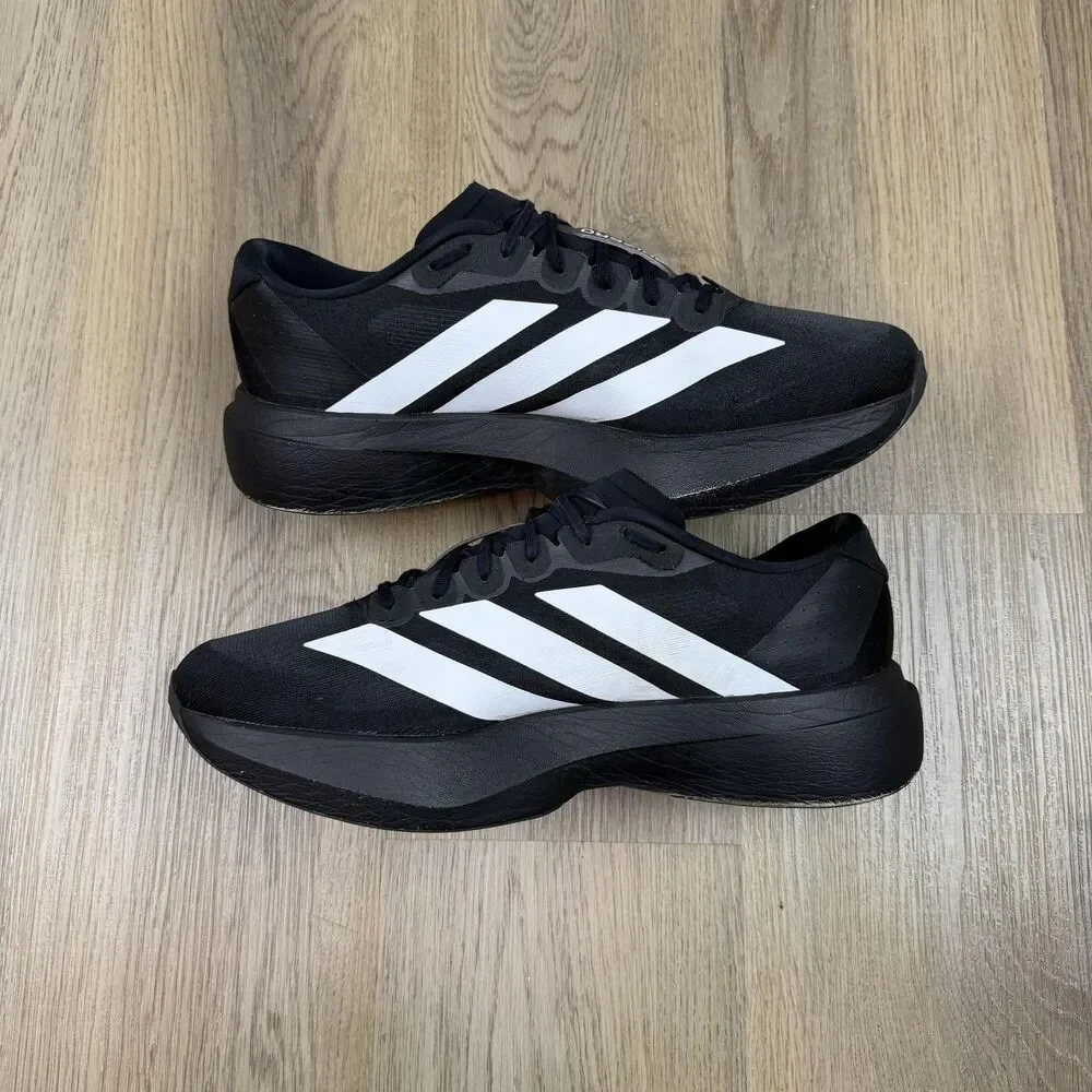 Adidas Adizero Evo SL Mens Size 13 Black Lightweight Running Sneakers Low Top